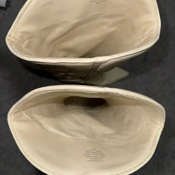 Cream Western  Cowgirl Boots - Picture 7 of 8